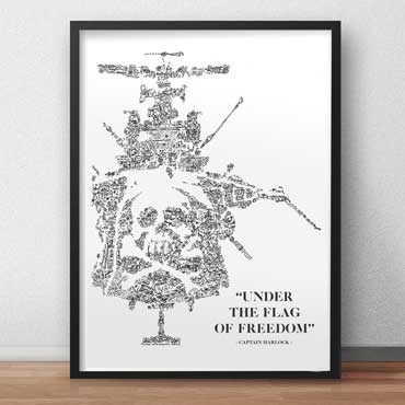 space pirate arcadia print